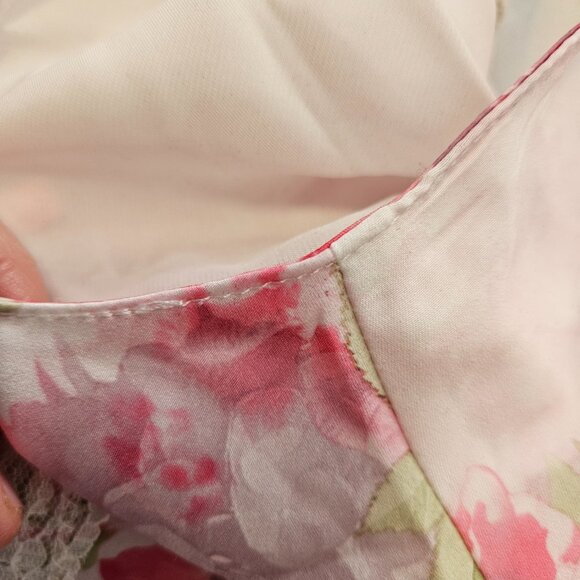 NWOT La Vie En Rose Inner Slip Pink Floral - Picture 11 of 15